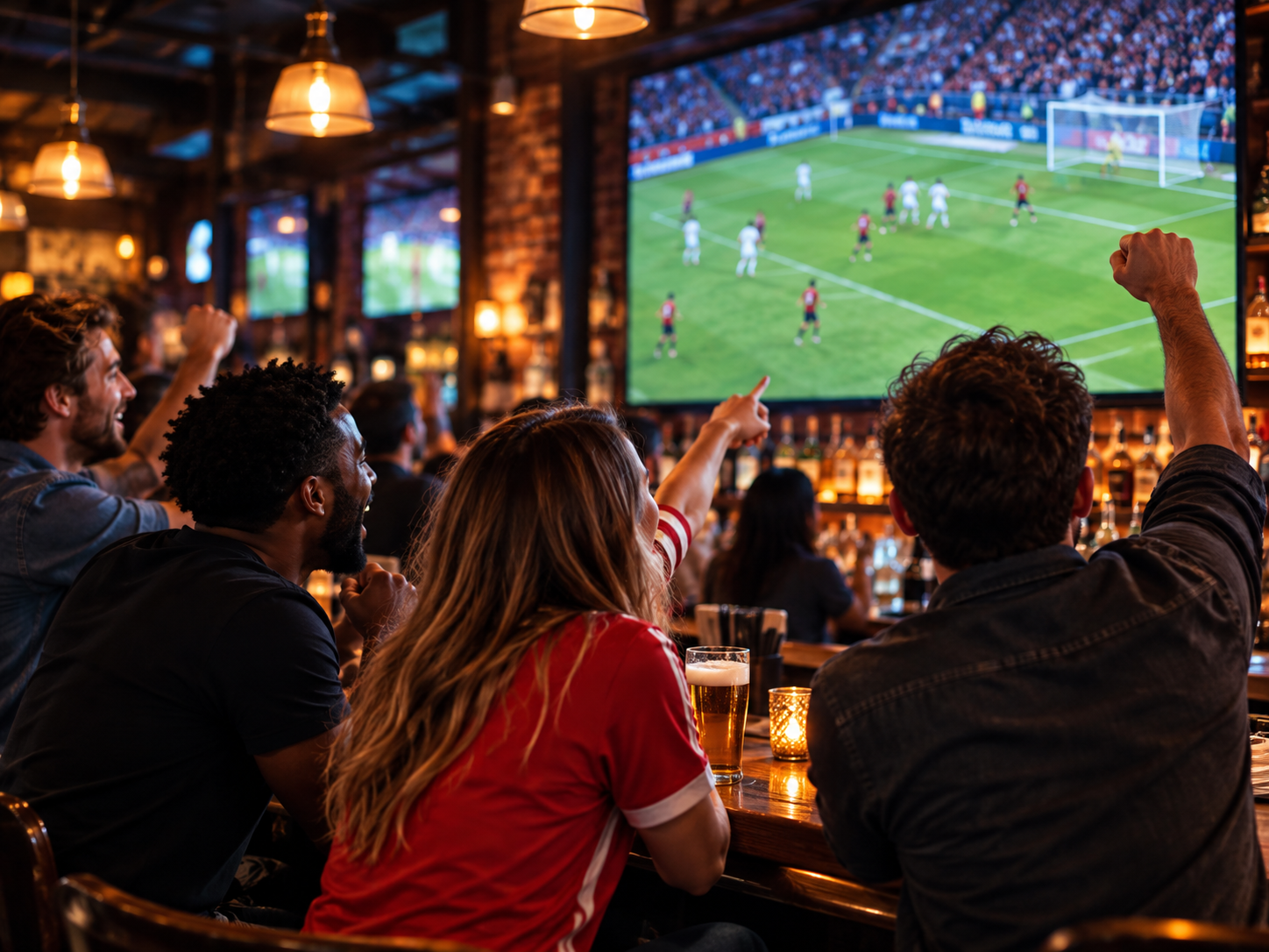 Screen viewing at Quarter Bar